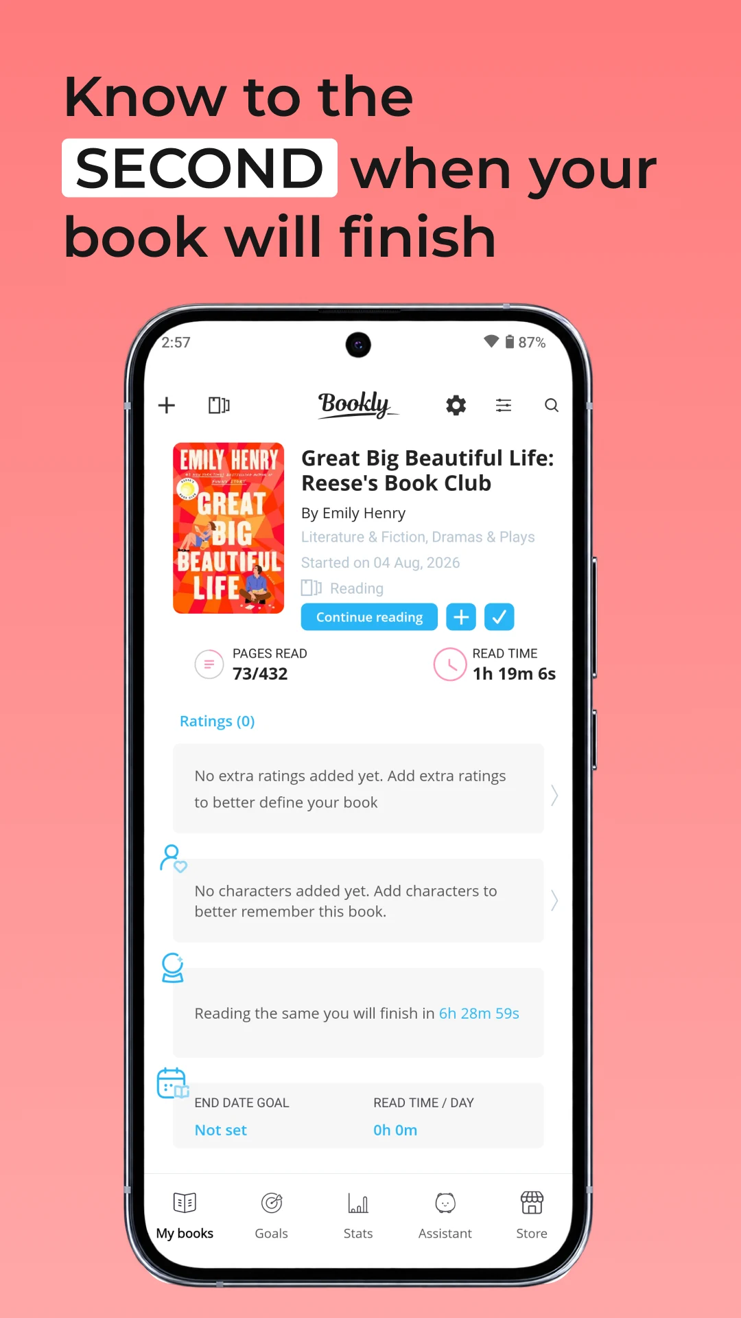 Bookly - Book Tracker Library screenshot