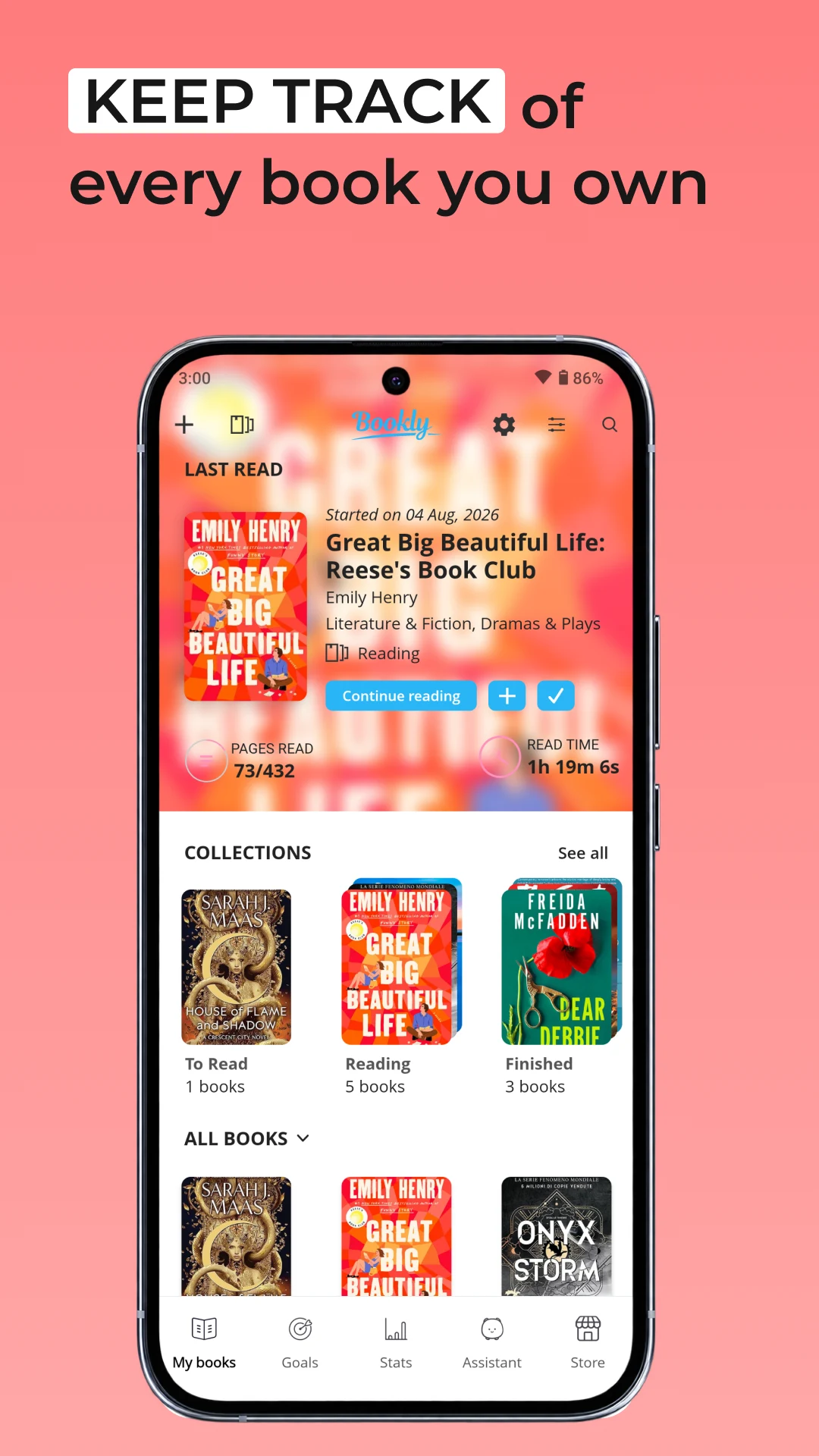 Bookly - Book Tracker Library screenshot